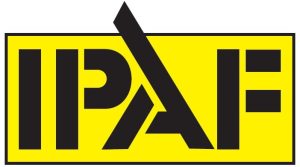 IPAF (International Powered Access Federation) logo - certified training provider.