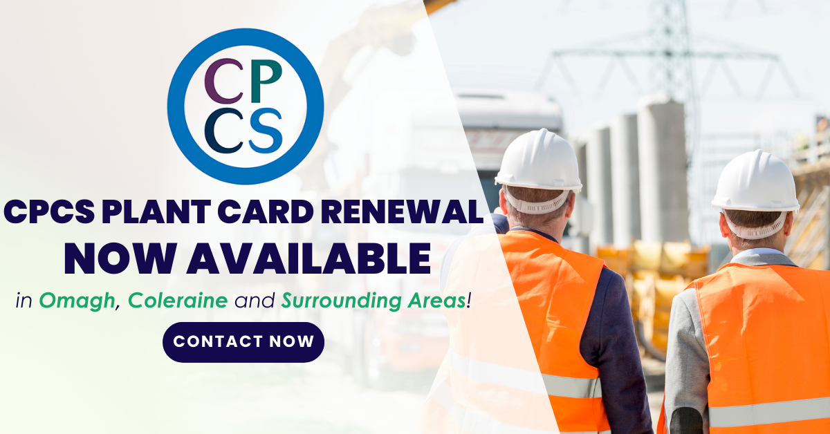 CPCS plant card renewal training and testing for construction plant operators in Northern Ireland delivered by HASI.