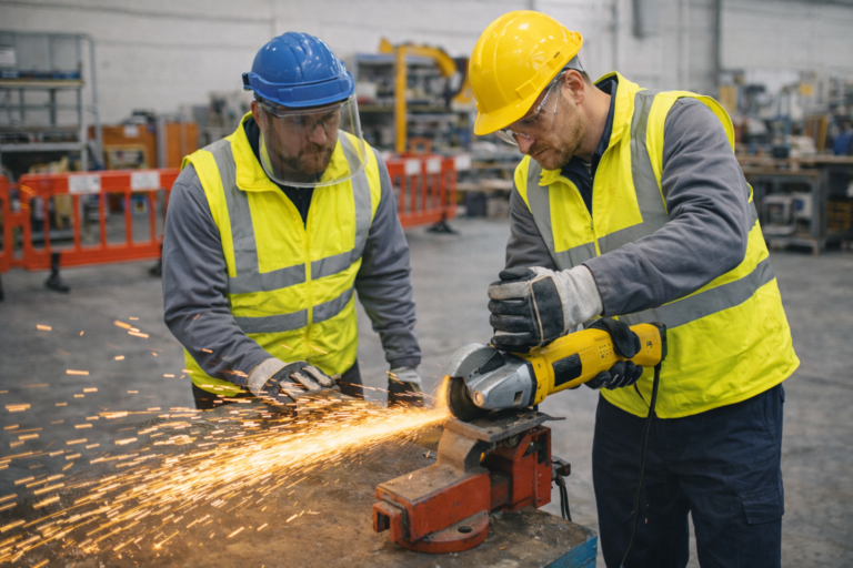 Abrasive Wheels training course for safe mounting, inspection and use of grinding and cutting wheels