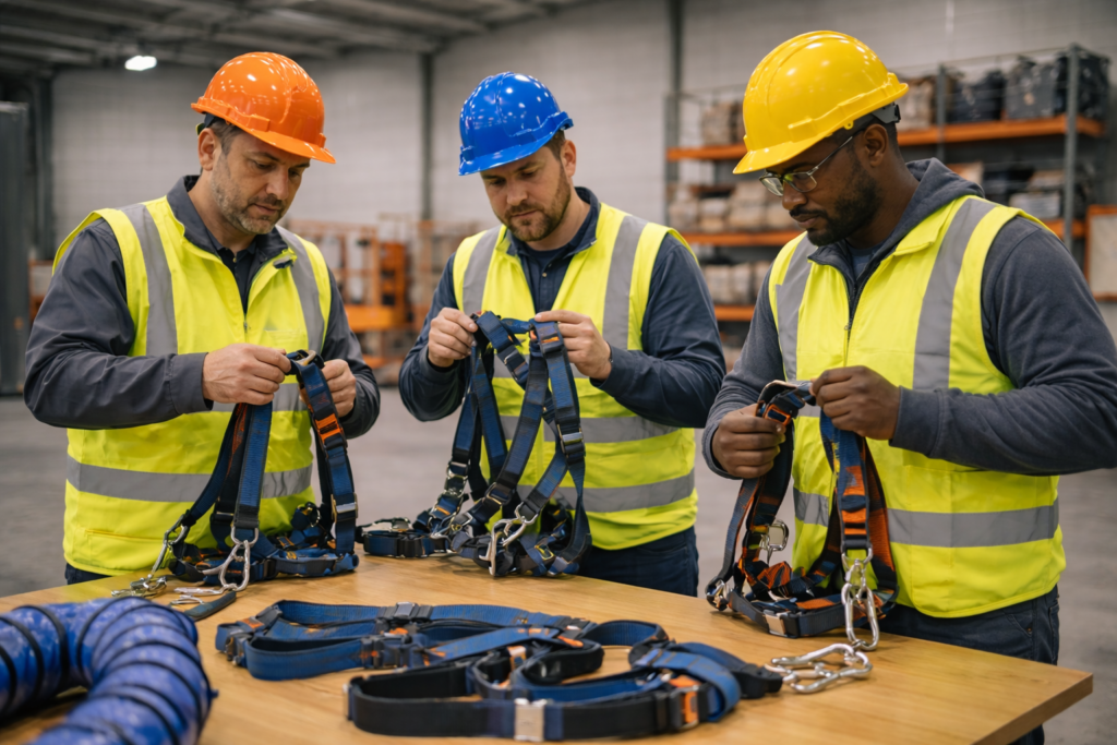 Harness Awareness training course for safe selection, fitting and inspection of safety harnesses